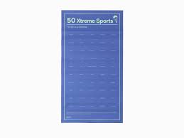 Affiche interactive  les 50 Xtreme Sports à essayer dans une vie(Disponible en boutique)
